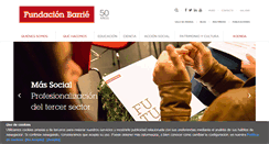 Desktop Screenshot of fundacionbarrie.org